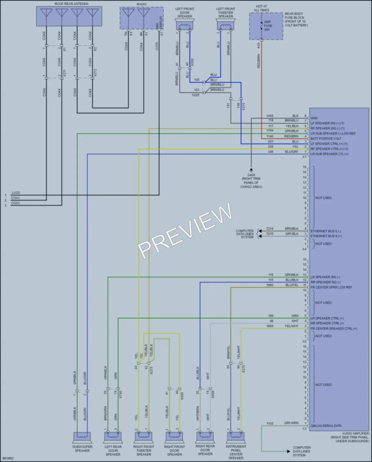 2019 Chevrolet Volt Radio wiring diagram preview