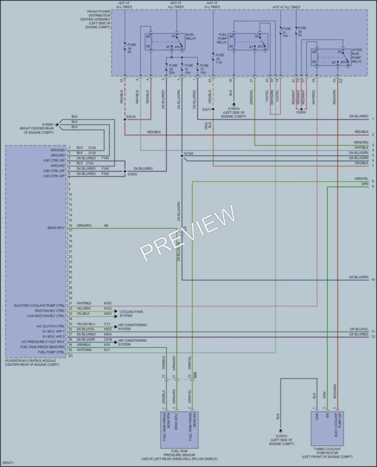 2019 Fiat 500L Engine Performance wiring diagram preview
