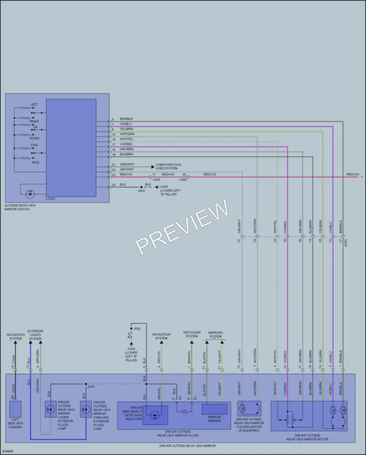 2019 GMC 1500Sierra Memory Systems wiring diagram preview