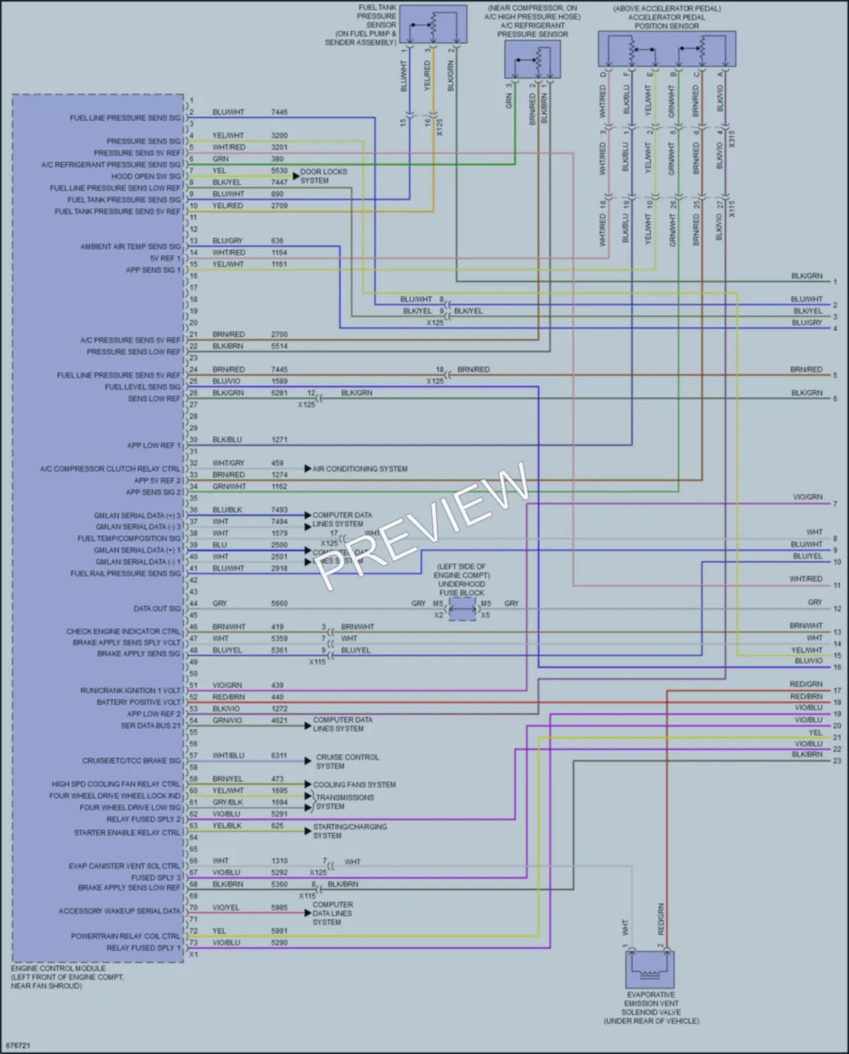 2019 GMC 1500SierraLimited Engine Performance wiring diagram preview