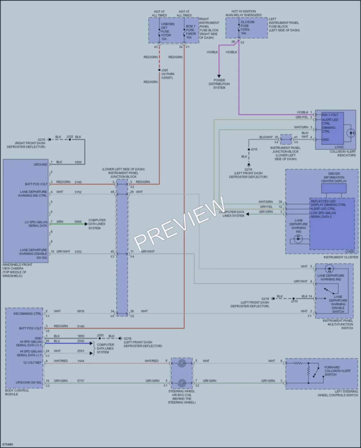 2019 GMC 2500HDSierra Navigation wiring diagram preview