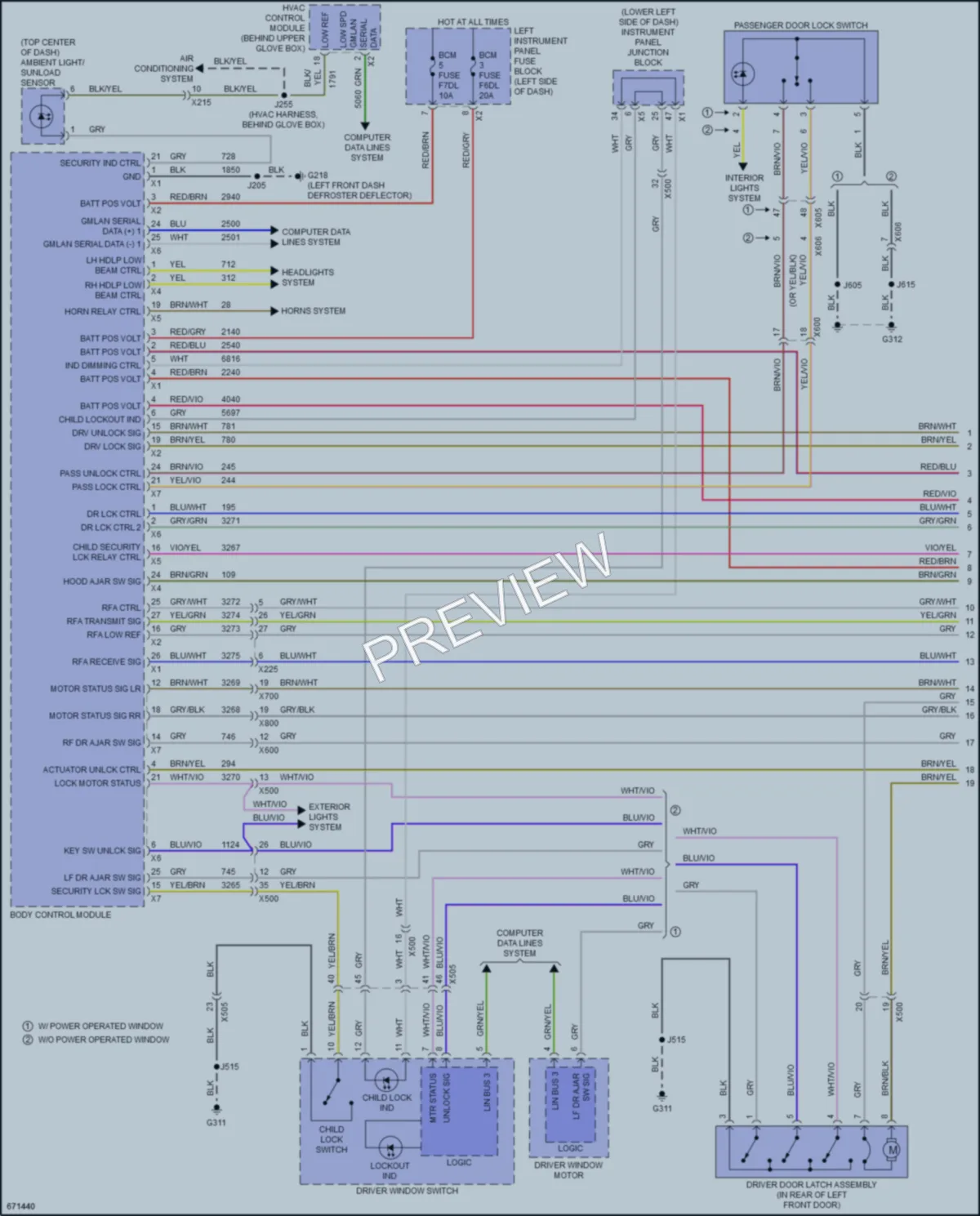 2019 GMC 3500HDSierra Anti Theft wiring diagram preview