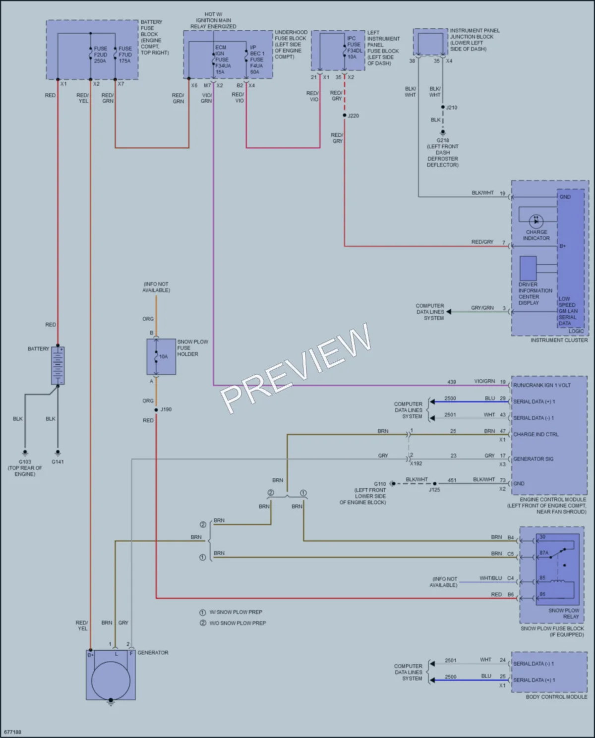 2019 GMC 3500HDSierraDenali Starting Charging wiring diagram preview