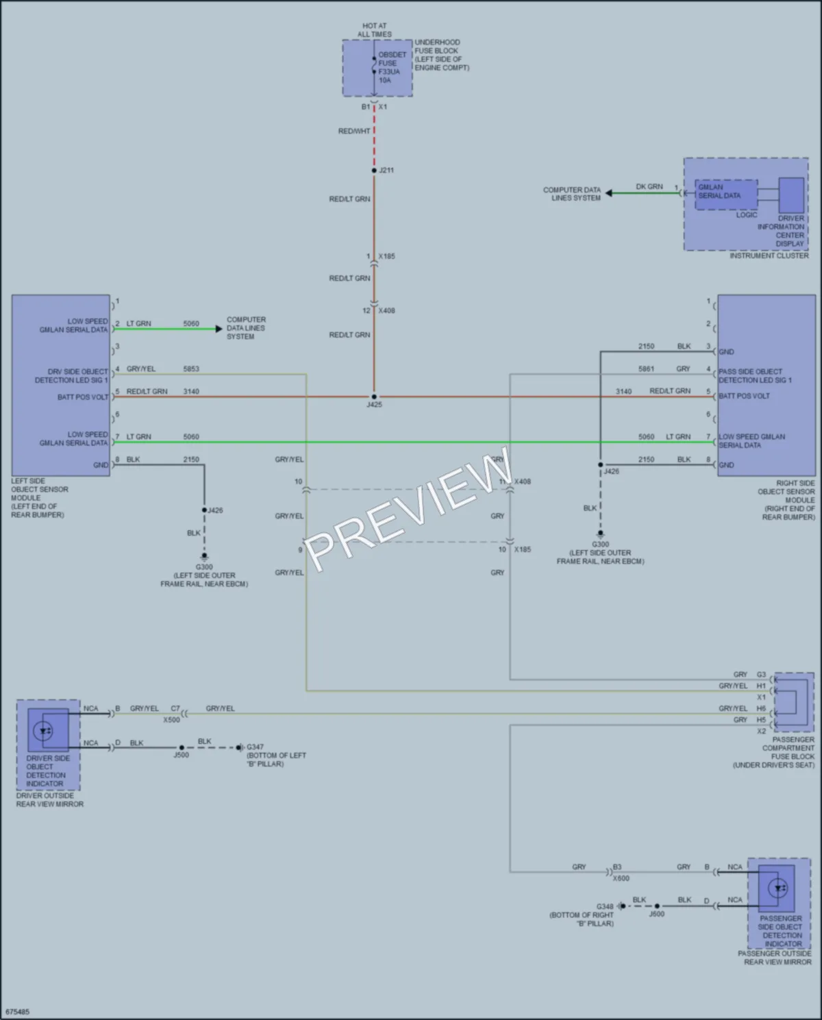 2019 GMC 3500Savana Navigation wiring diagram preview