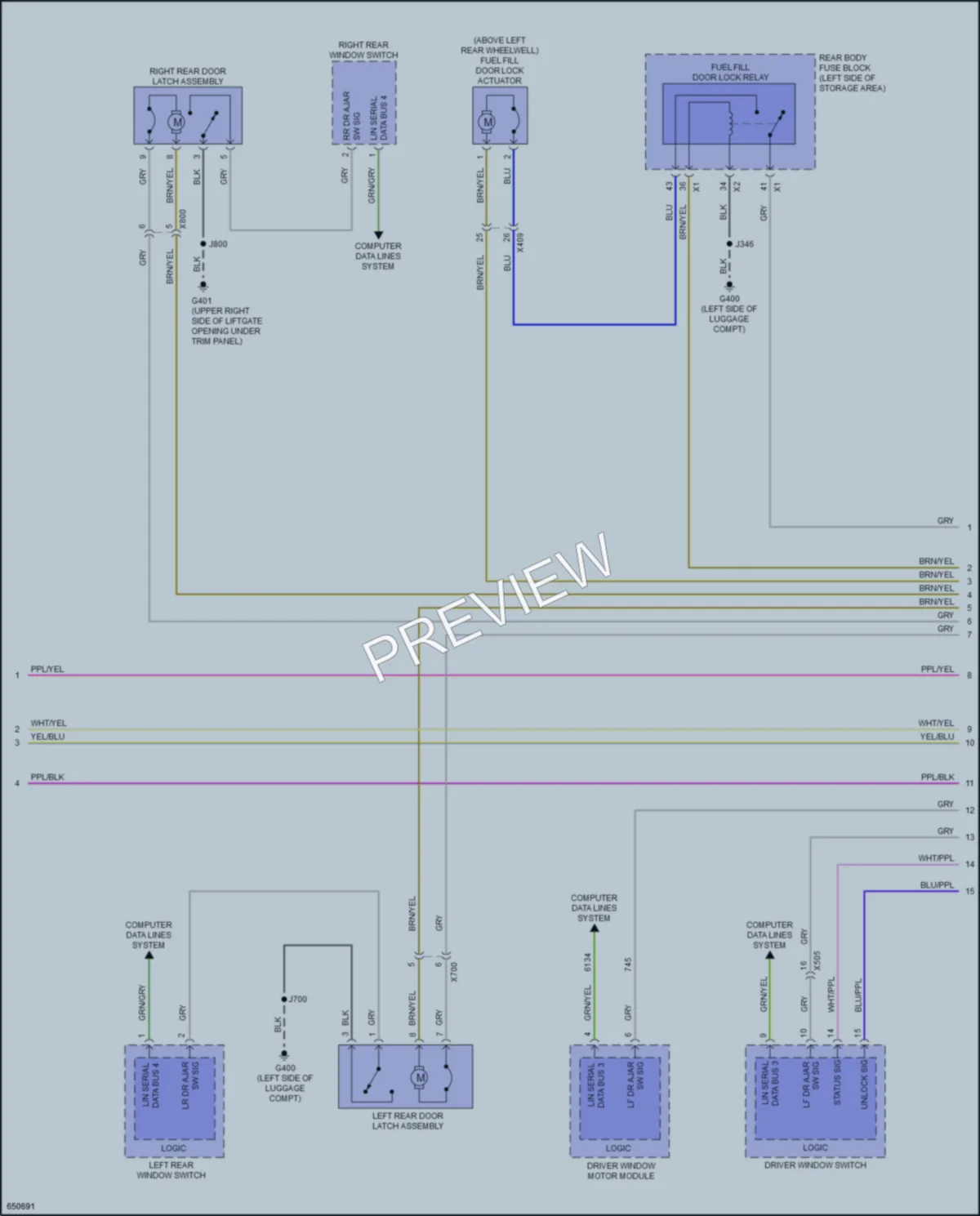 2019 GMC Acadia Anti Theft wiring diagram preview