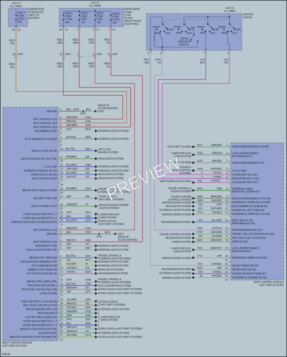 2019 GMC CanyonDenali Body Control Modules wiring diagram preview