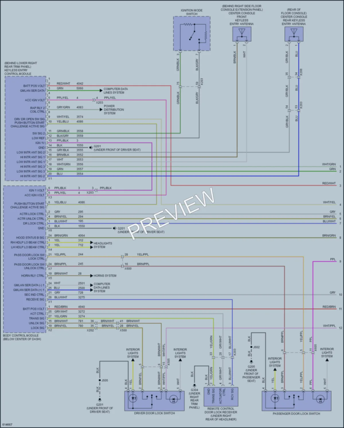 2019 GMC TerrainDenali Anti Theft wiring diagram preview