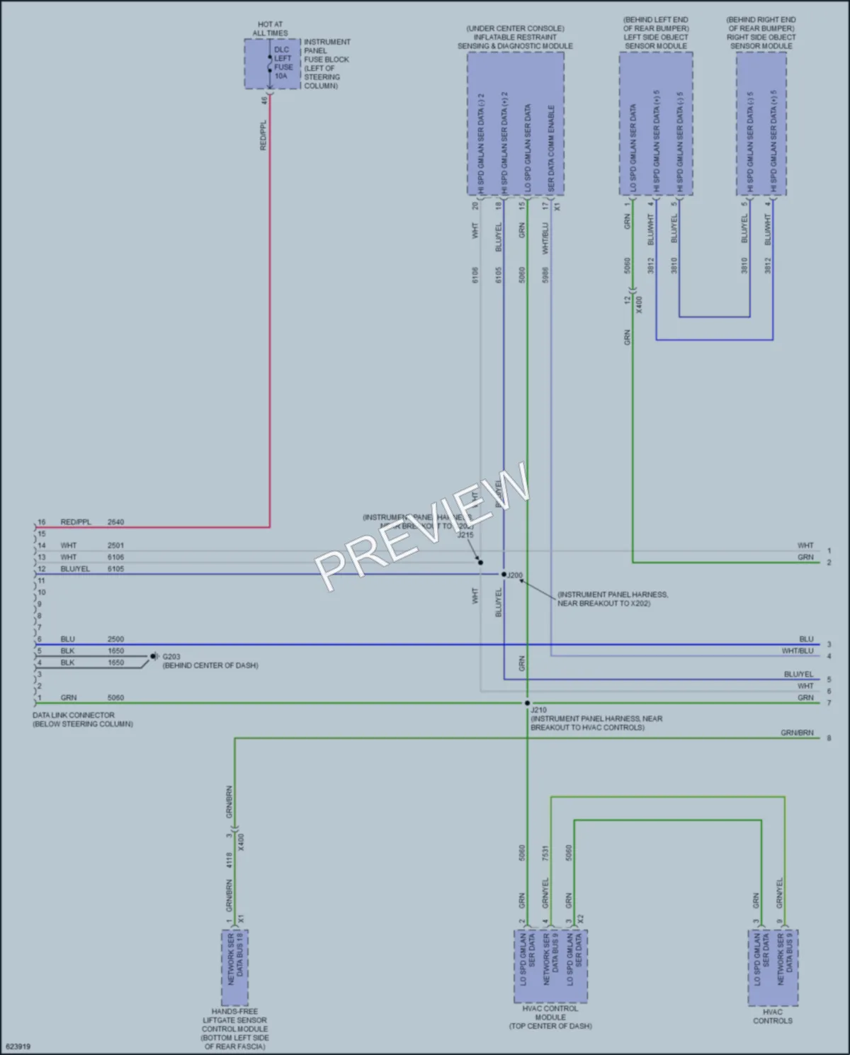 2019 GMC TerrainDenali Computer Data Lines wiring diagram preview