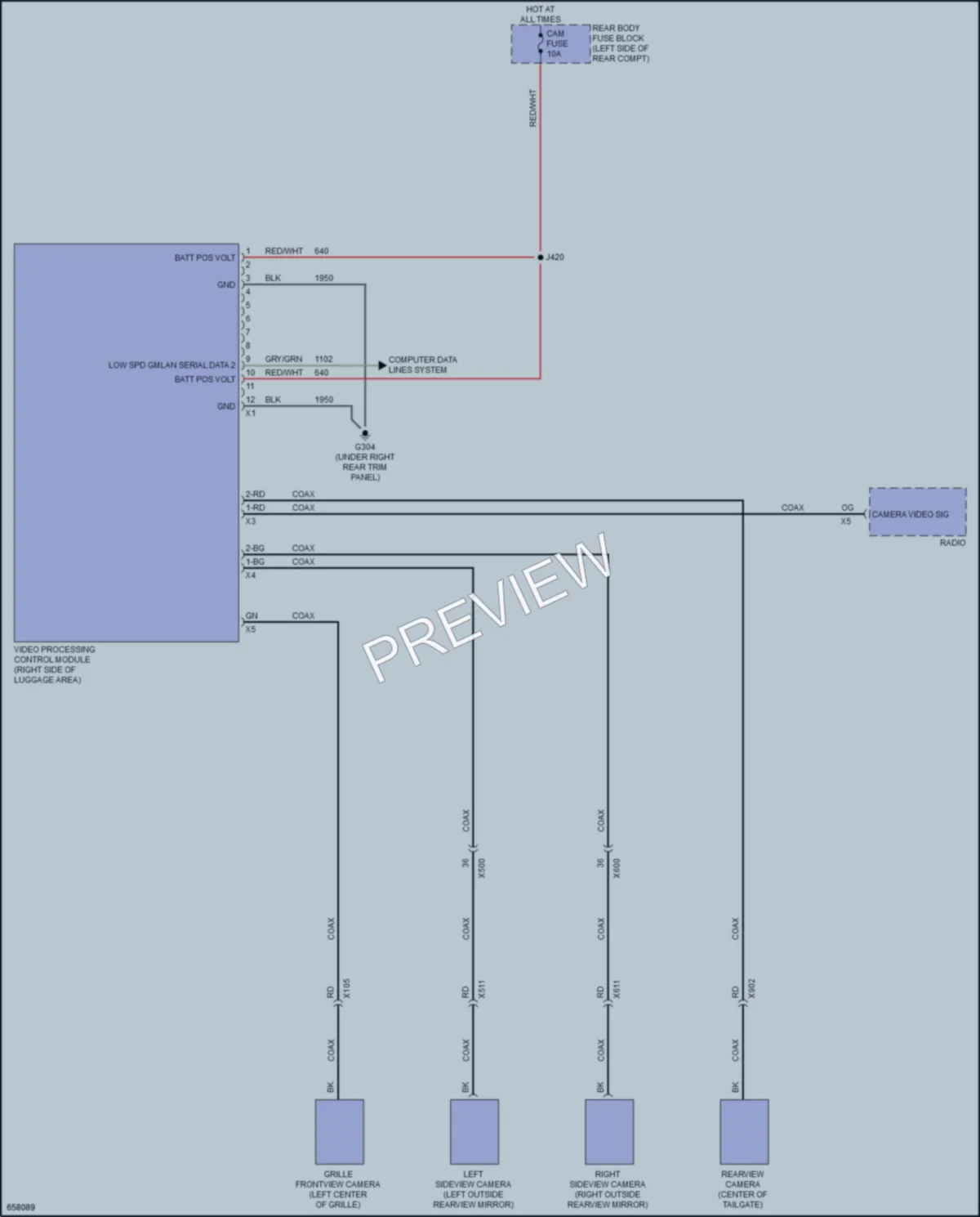 2019 GMC TerrainDenali Navigation wiring diagram preview
