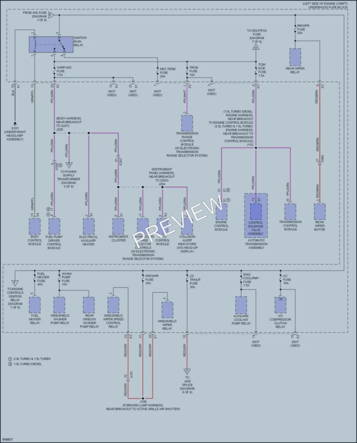 2019 GMC TerrainDenali Power Distribution wiring diagram preview