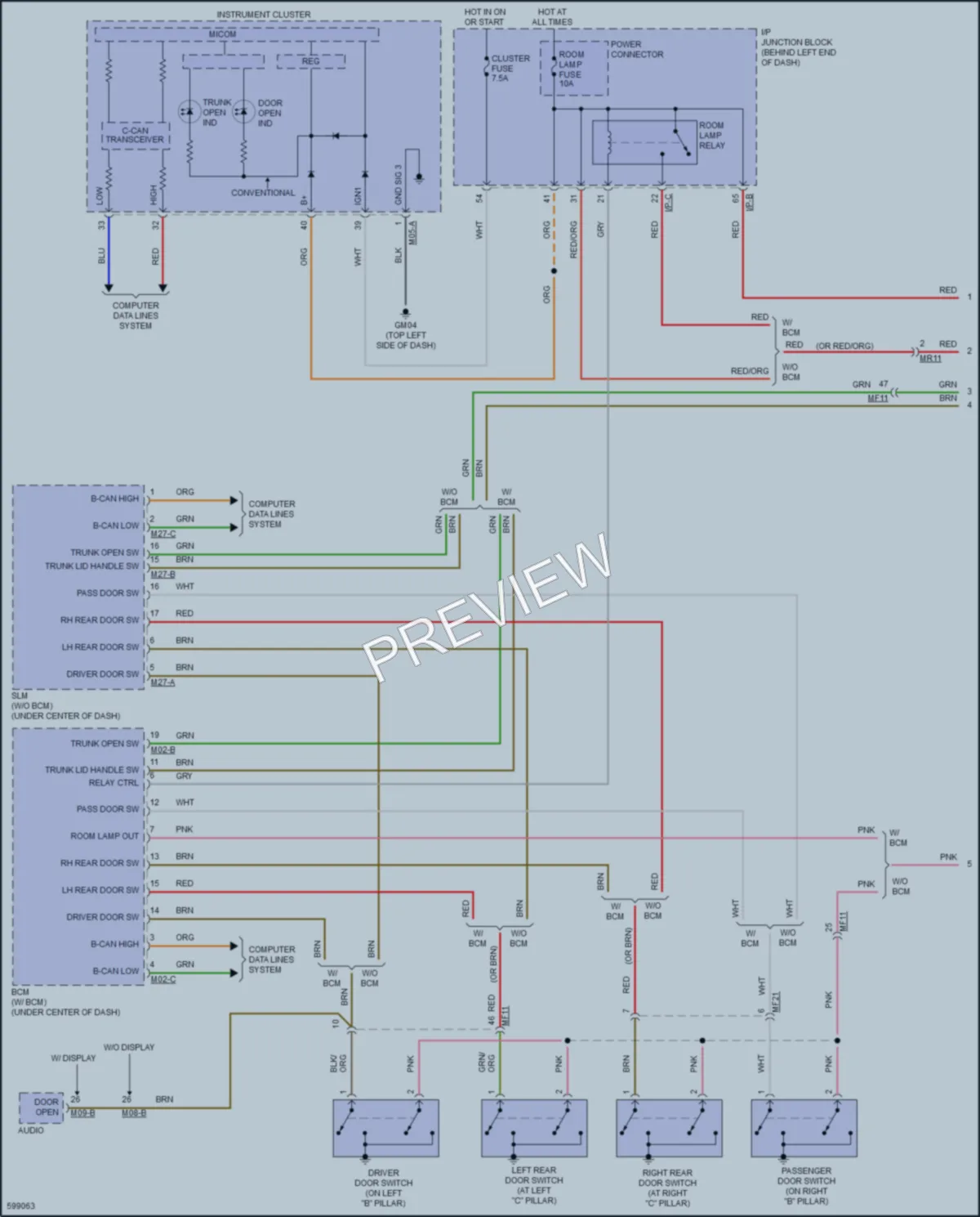 2019 Hyundai Accent Interior Lights wiring diagram preview