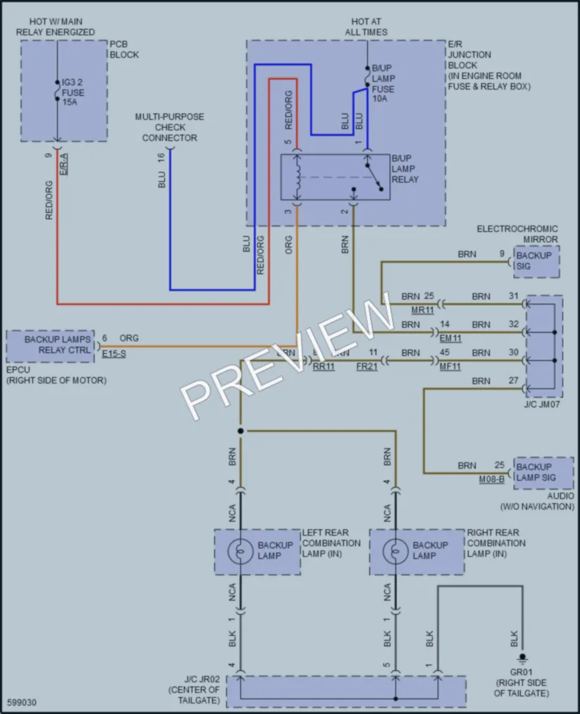 2019 Hyundai IoniqHybrid Exterior Lights wiring diagram preview