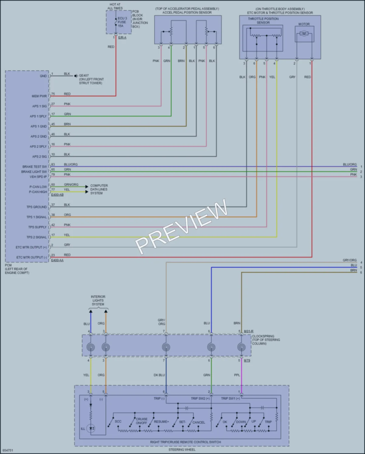 2019 Kia Forte Cruise Control wiring diagram preview