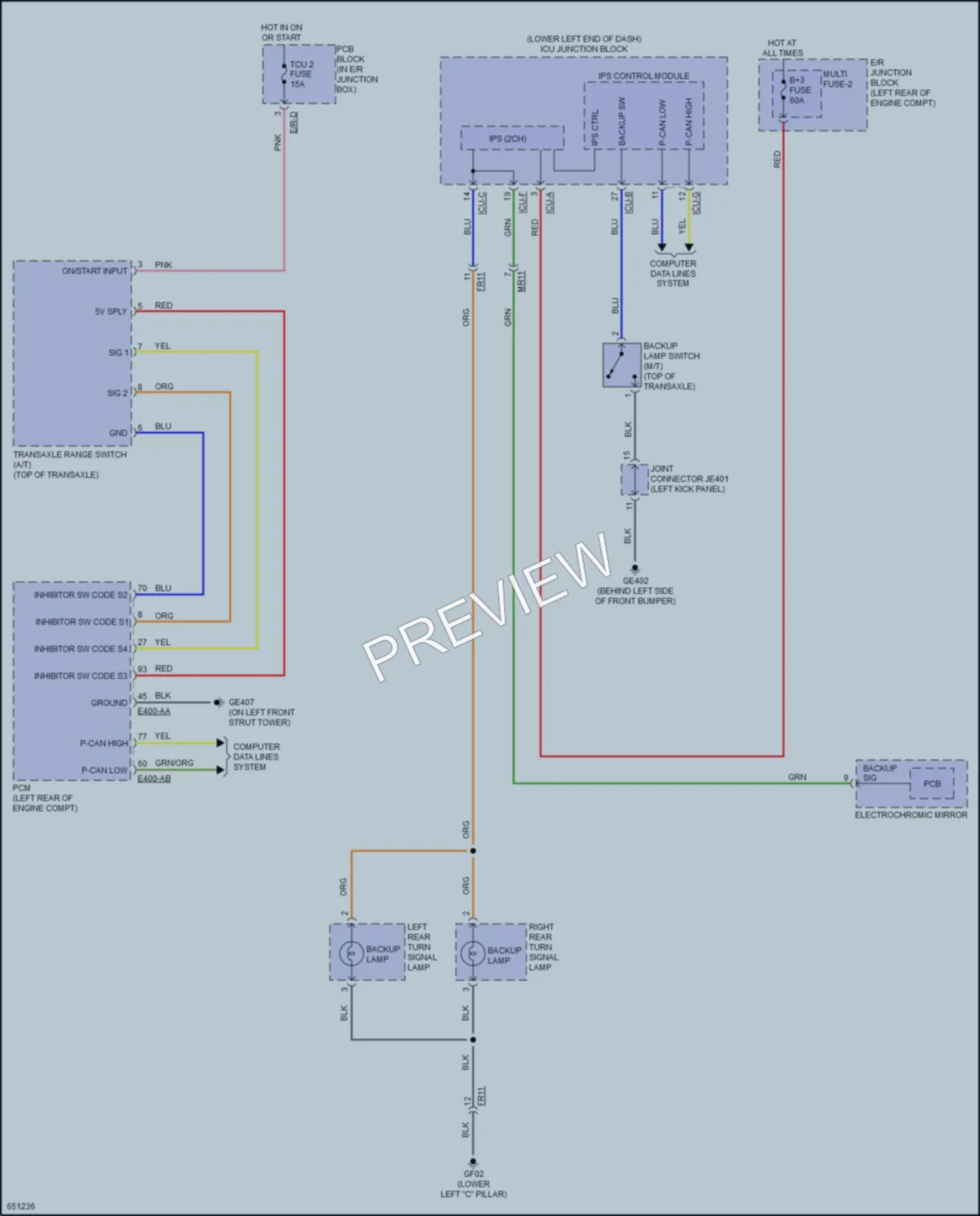 2019 Kia Forte Exterior Lights wiring diagram preview