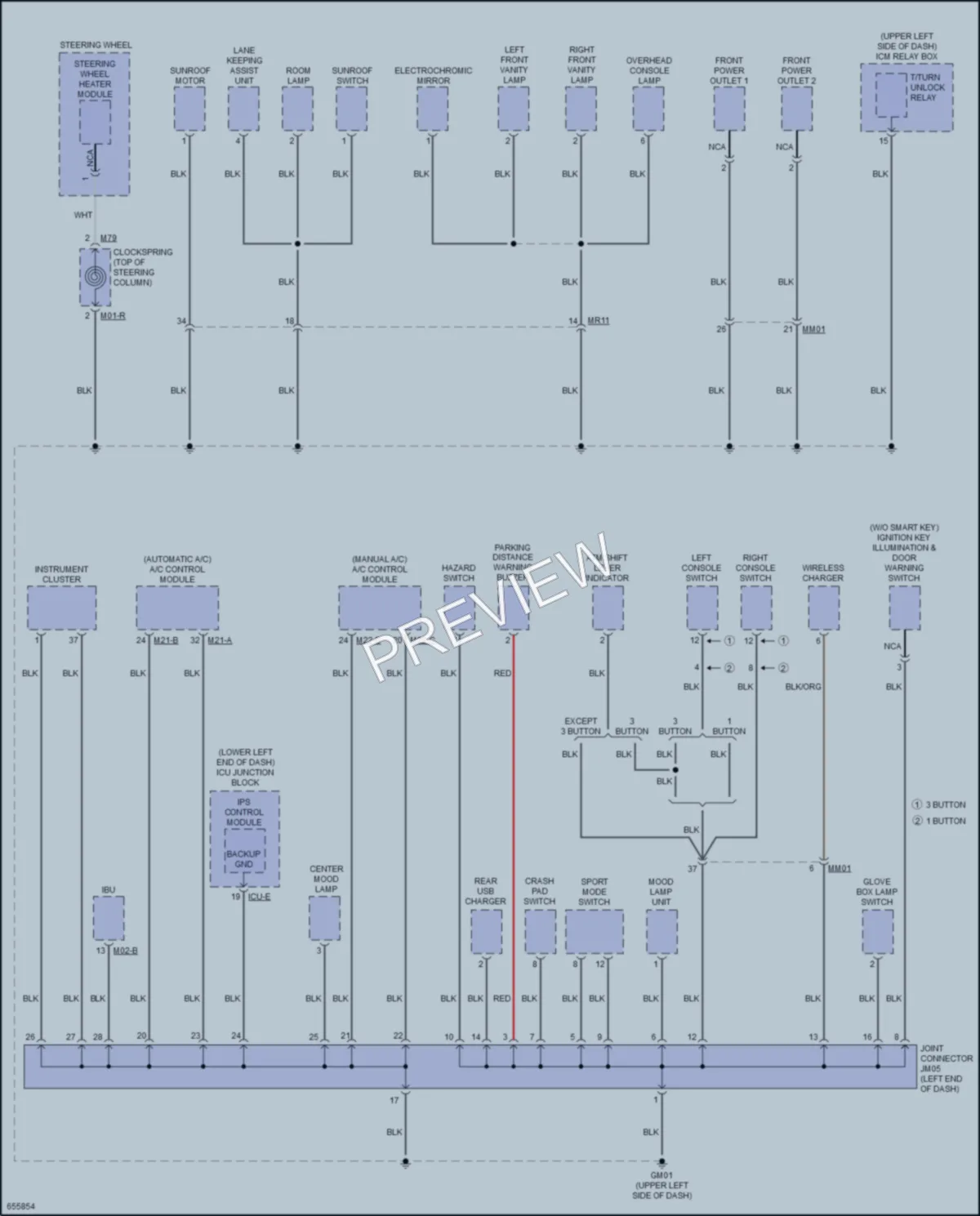 2019 Kia Forte Ground Distribution wiring diagram preview