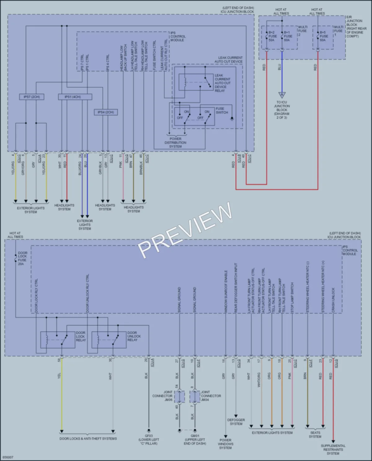 2019 Kia K900 Body Control Modules wiring diagram preview