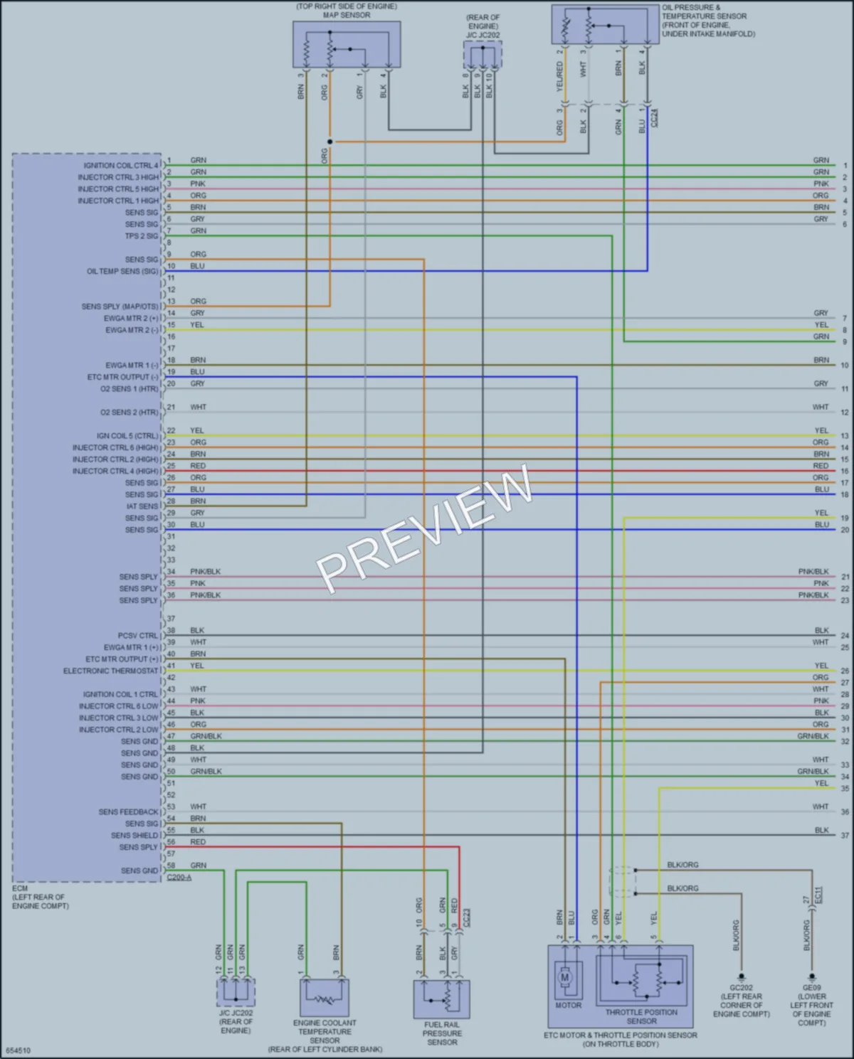 2019 Kia K900 Engine Performance wiring diagram preview