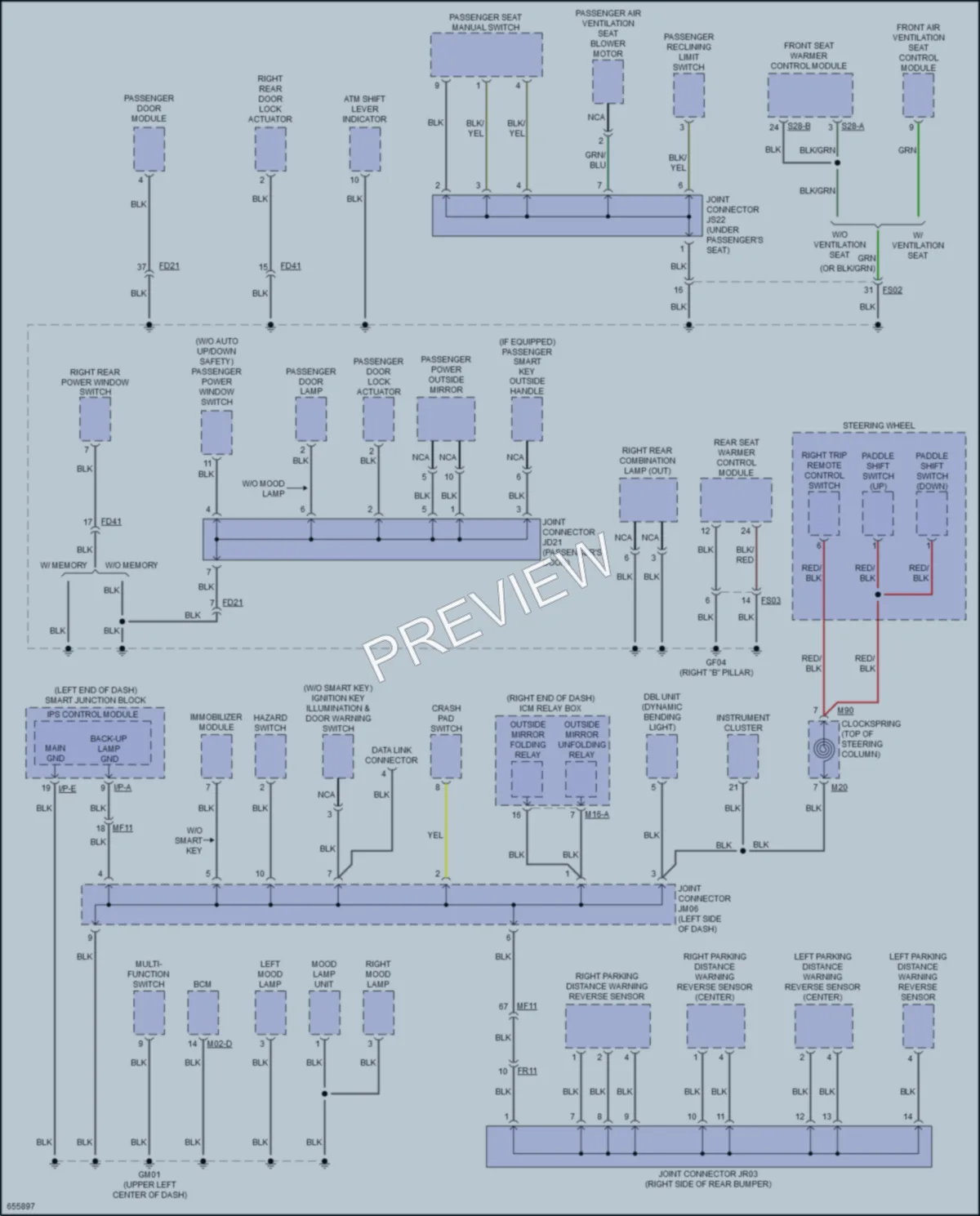 2019 Kia Optima Ground Distribution wiring diagram preview