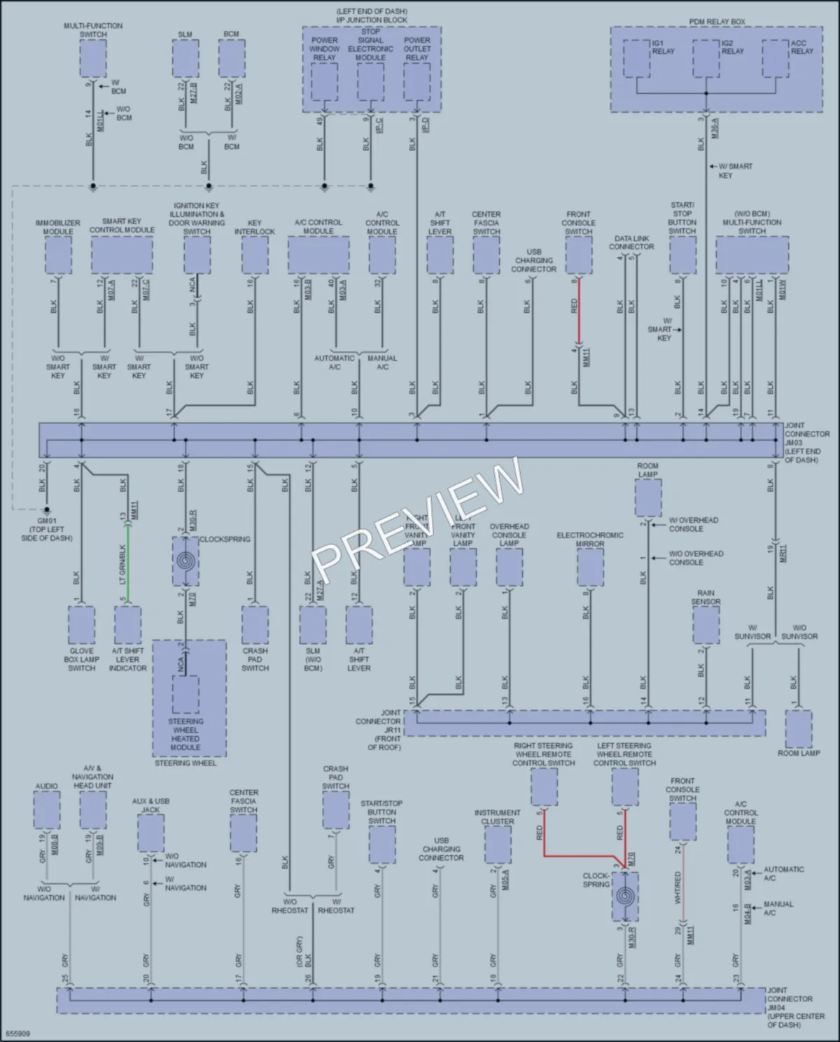 2019 Kia Rio5 Ground Distribution wiring diagram preview