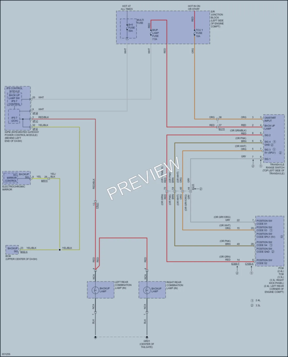 2019 Kia Sorento Exterior Lights wiring diagram preview