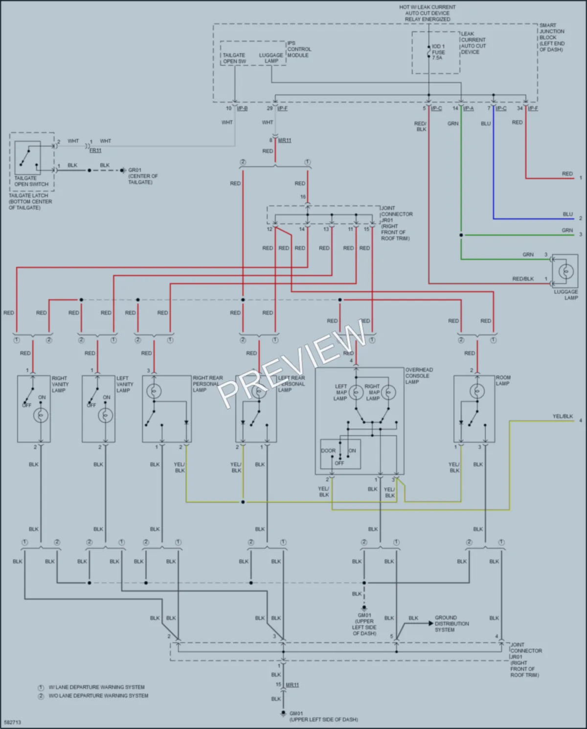 2019 Kia Soul Interior Lights wiring diagram preview