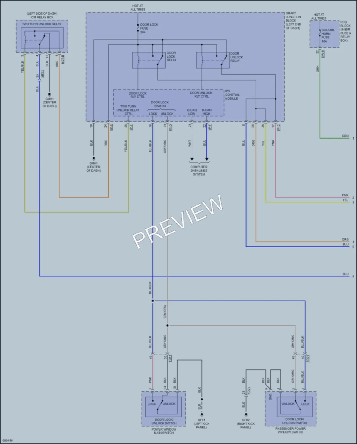 2019 Kia Sportage Anti Theft wiring diagram preview