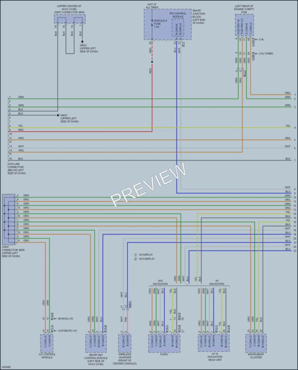2019 Kia Sportage Computer Data Lines wiring diagram preview