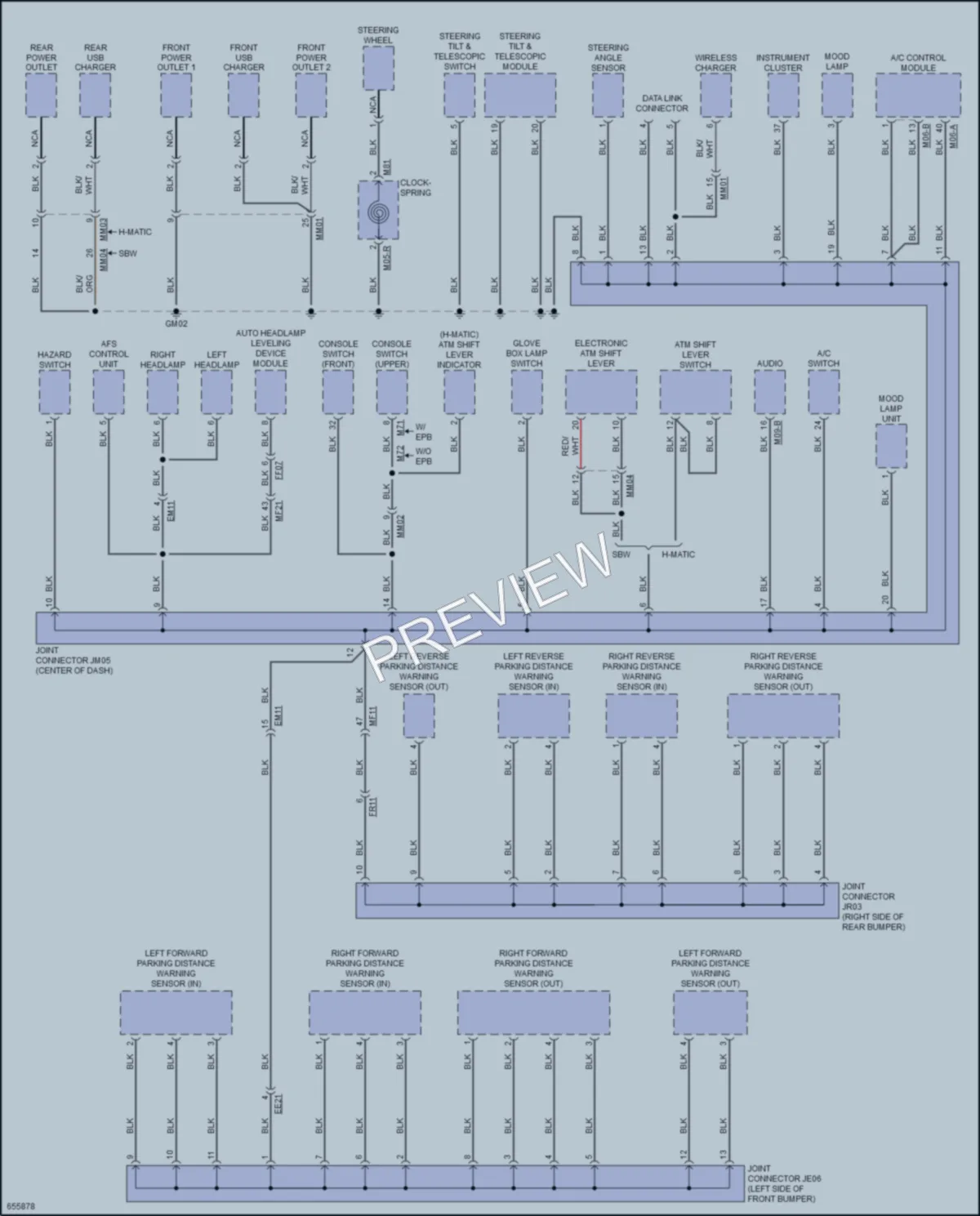 2019 Kia Stinger Ground Distribution wiring diagram preview