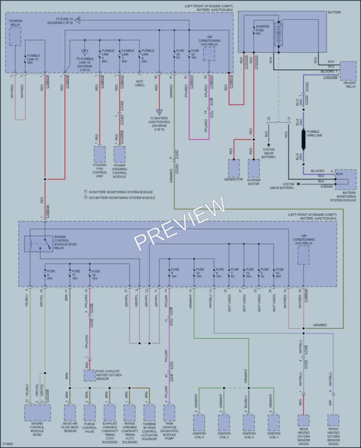 2019 LandRover RangeRoverEvoque Power Distribution wiring diagram preview