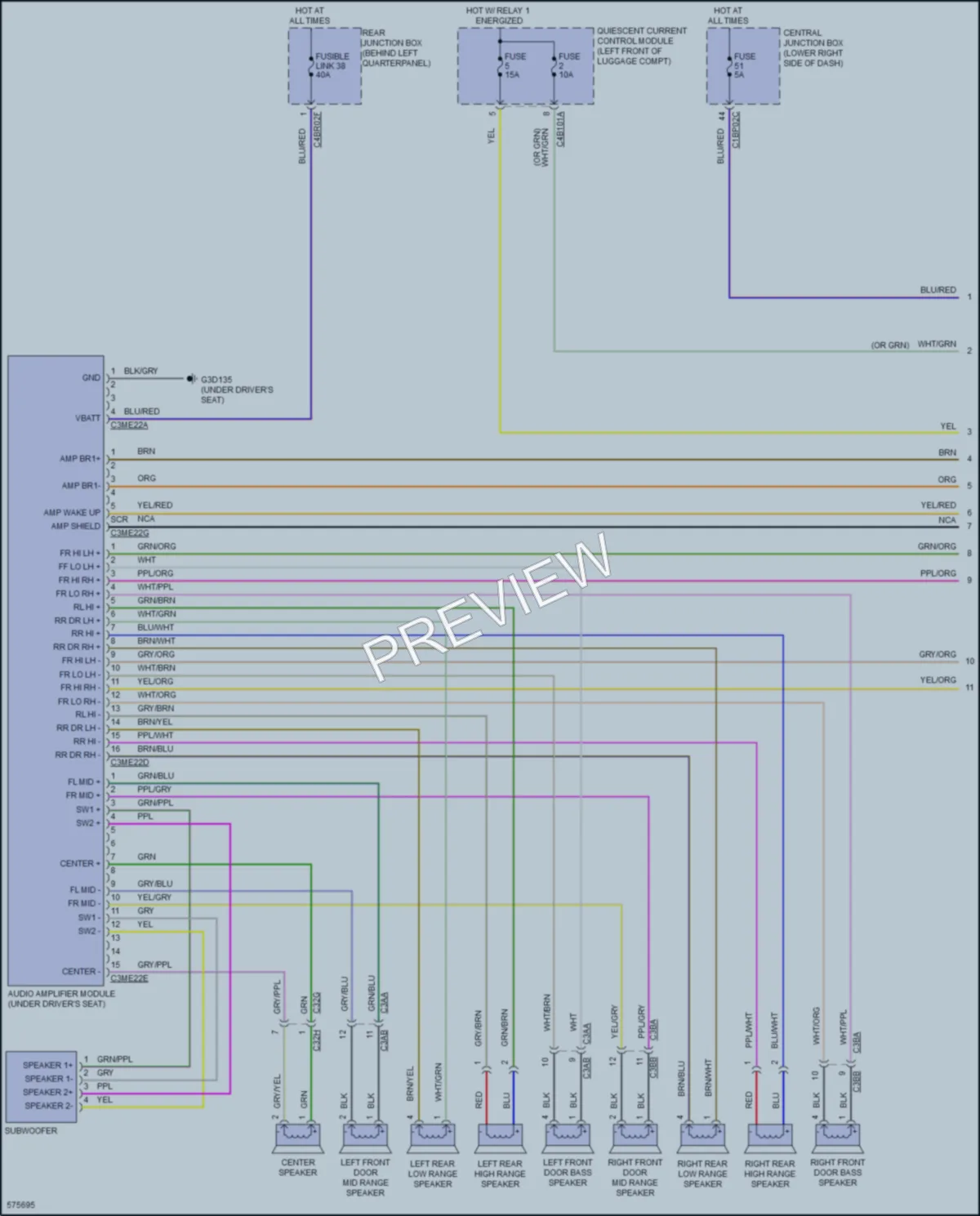 2019 LandRover RangeRoverEvoque Radio wiring diagram preview