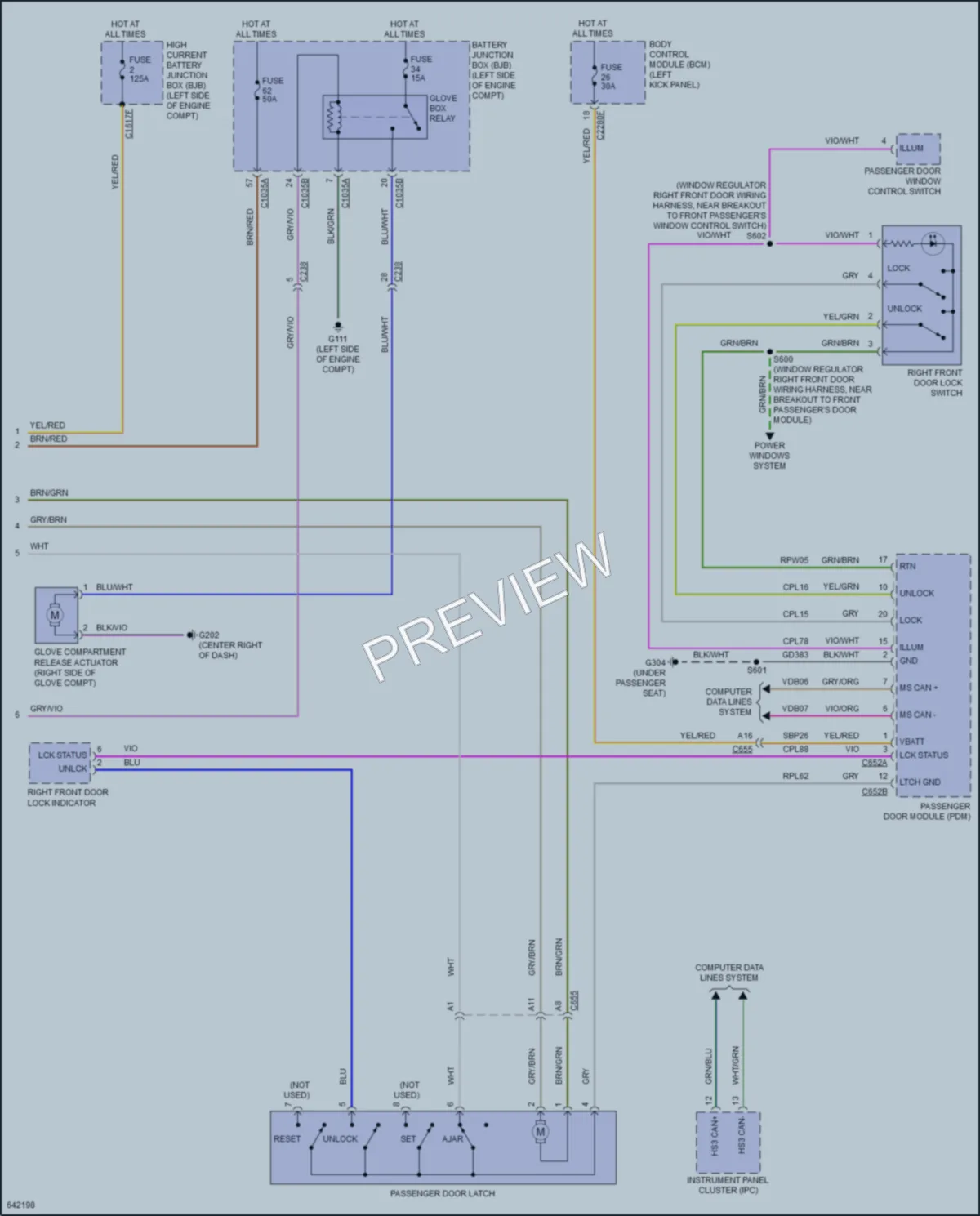 2019 Lincoln Nautilus Anti Theft wiring diagram preview