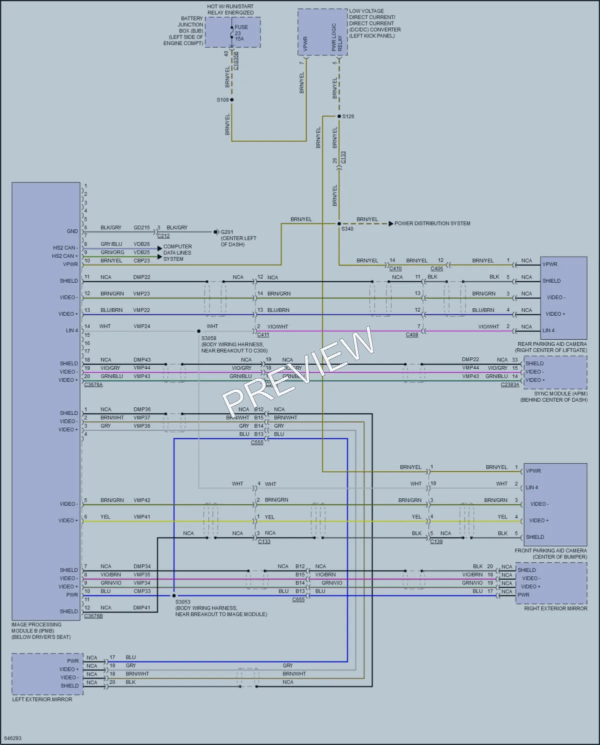 2019 Lincoln Nautilus Navigation wiring diagram preview