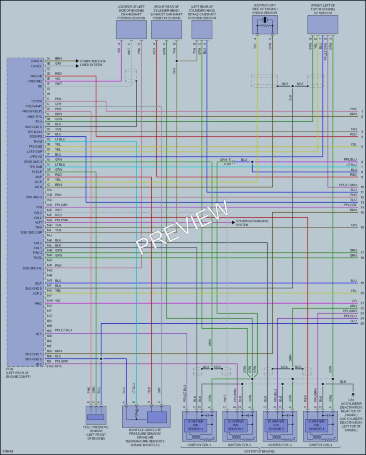 2019 Mazda 3 Engine Performance wiring diagram preview