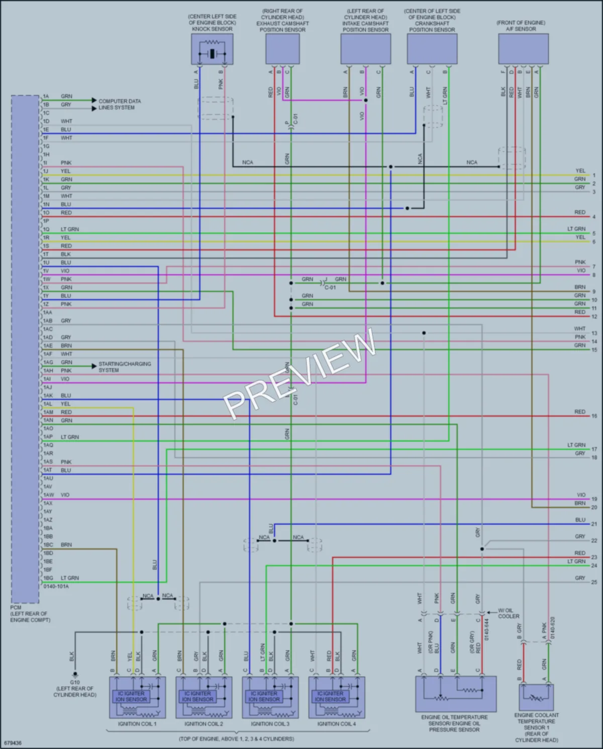 2019 Mazda CX3 Engine Performance wiring diagram preview