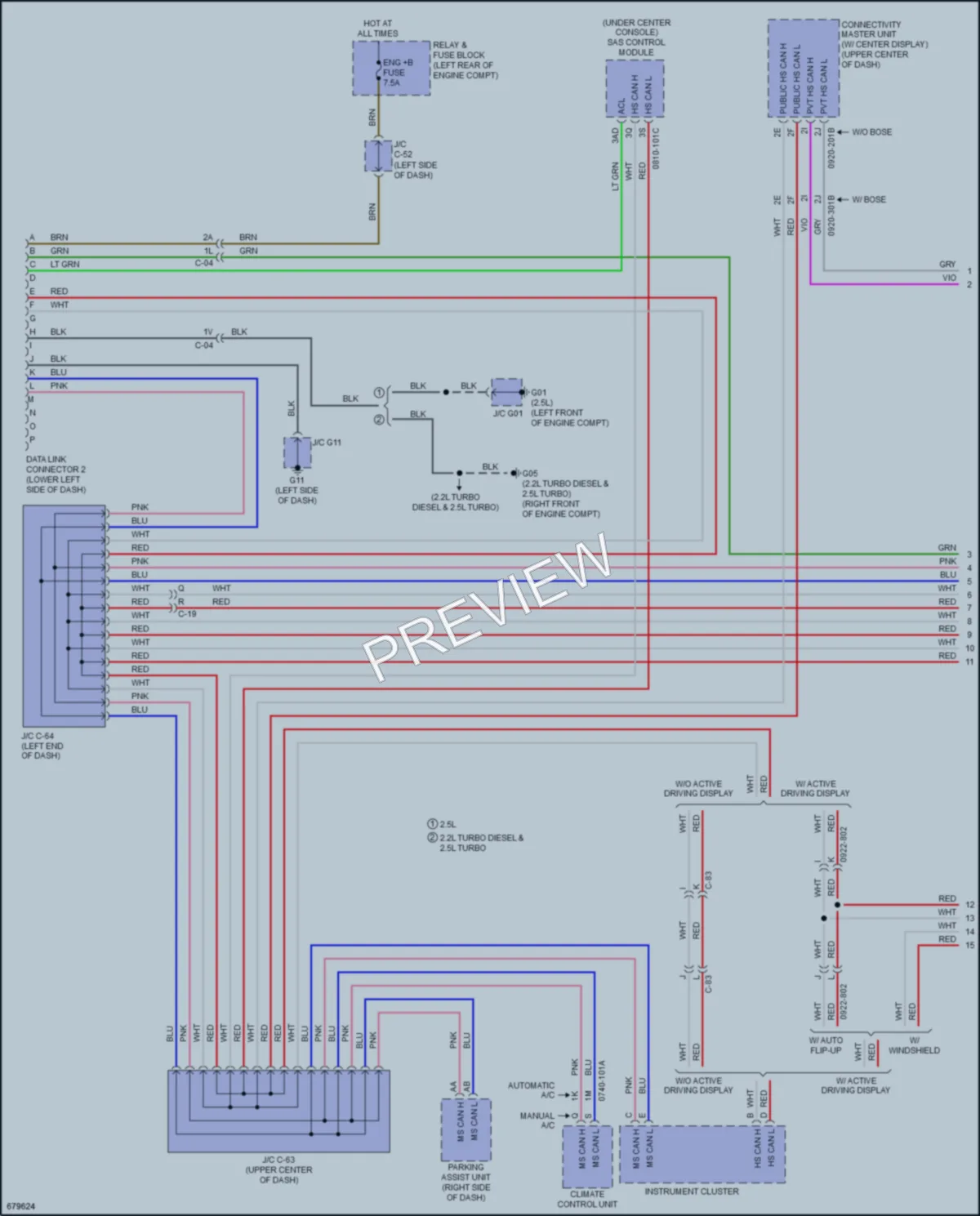 2019 Mazda CX5 Computer Data Lines wiring diagram preview