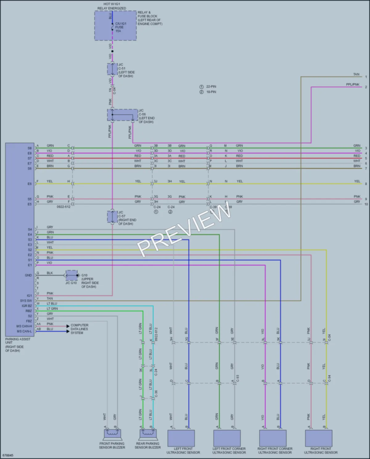 2019 Mazda CX5 Navigation wiring diagram preview