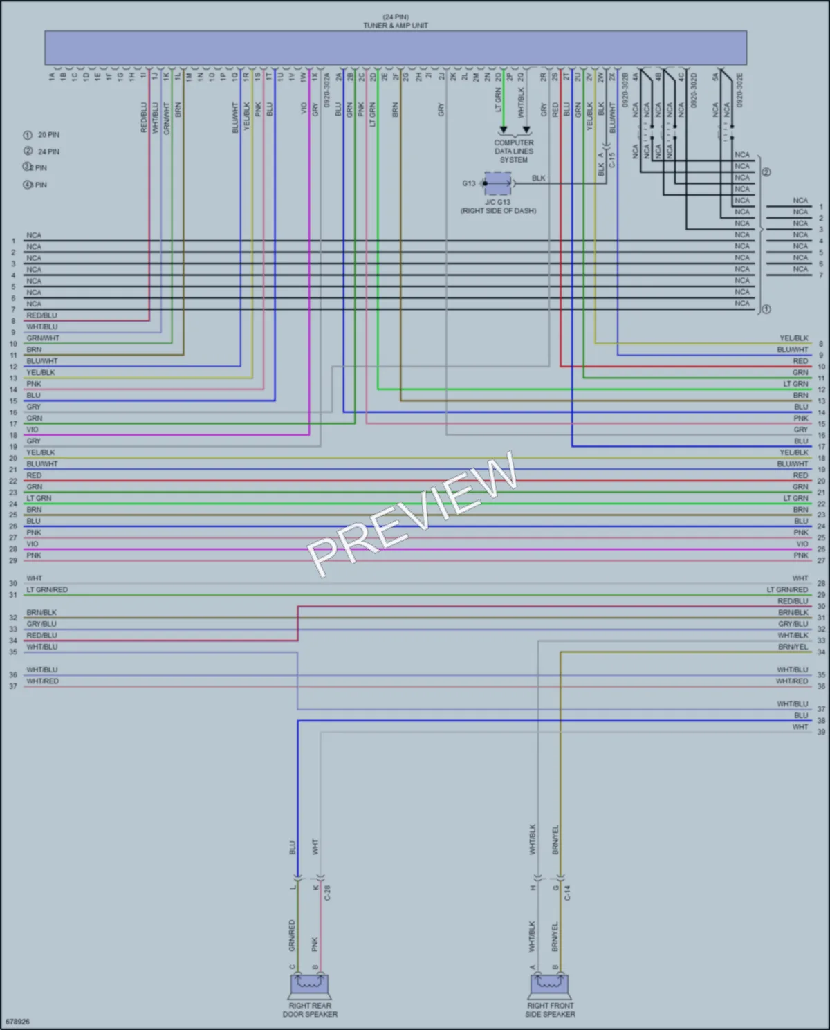 2019 Mazda CX9 Radio wiring diagram preview