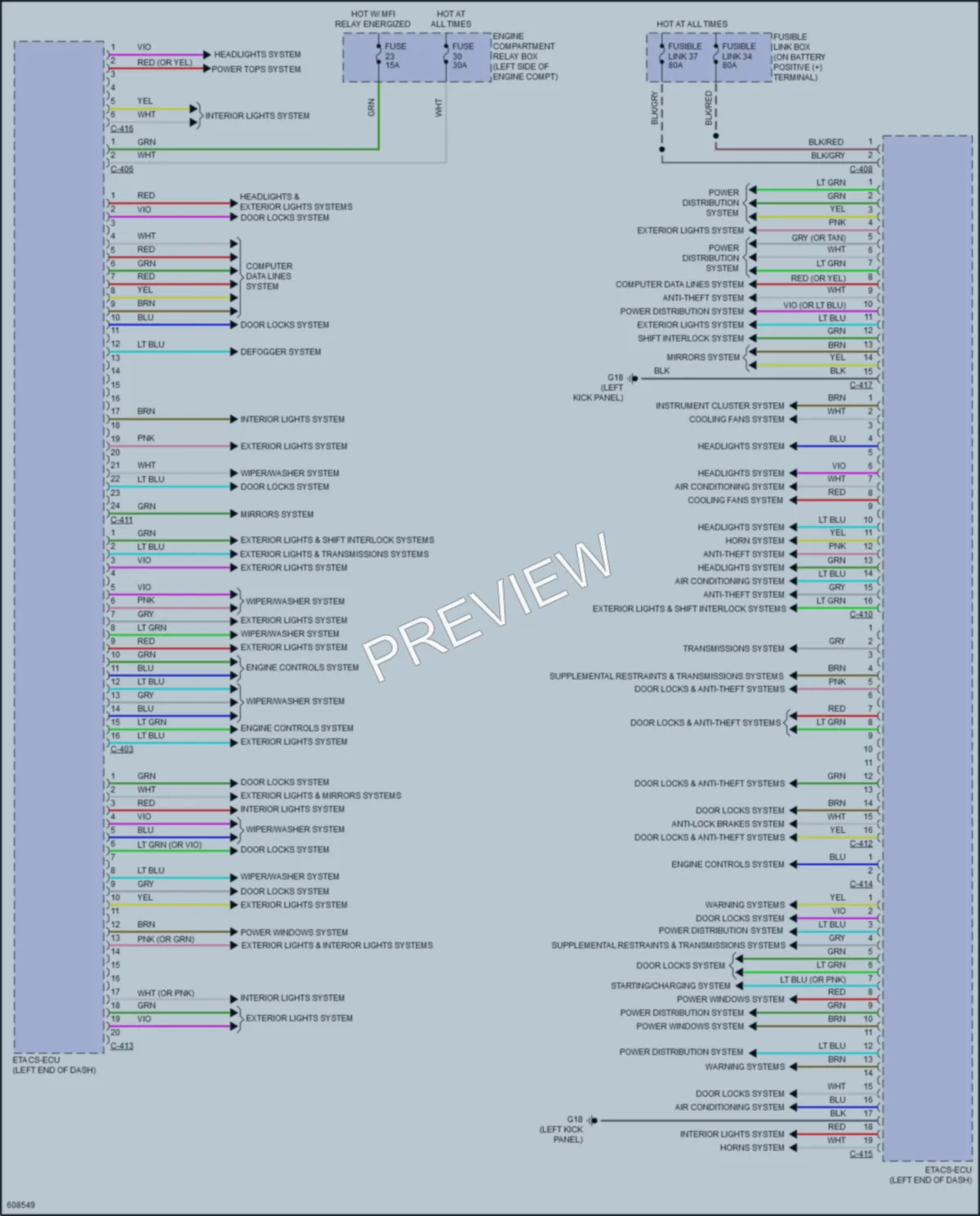 2019 Mitsubishi OutlanderSport Body Control Modules wiring diagram preview