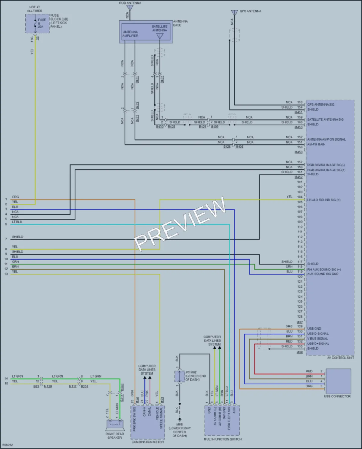 2019 Nissan 370Z Radio wiring diagram preview