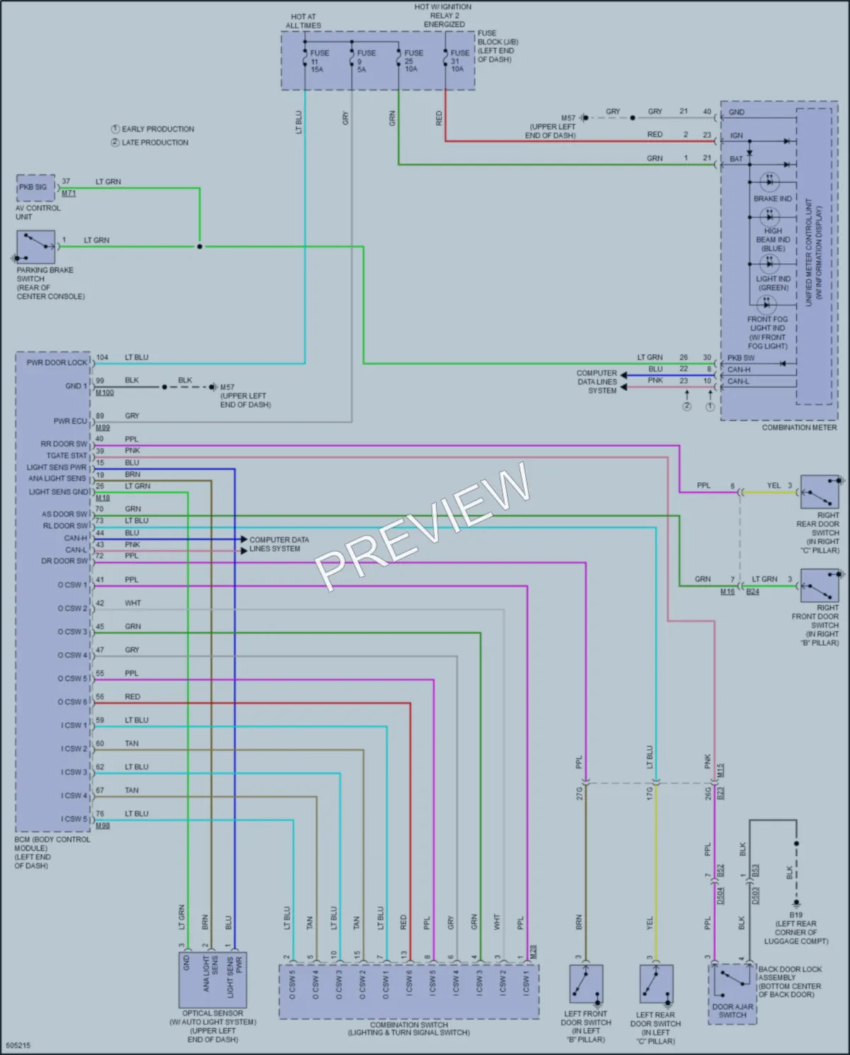 2019 Nissan Kicks Headlights wiring diagram preview