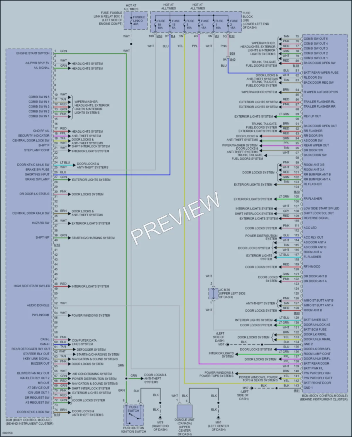 2019 Nissan Pathfinder Body Control Modules wiring diagram preview