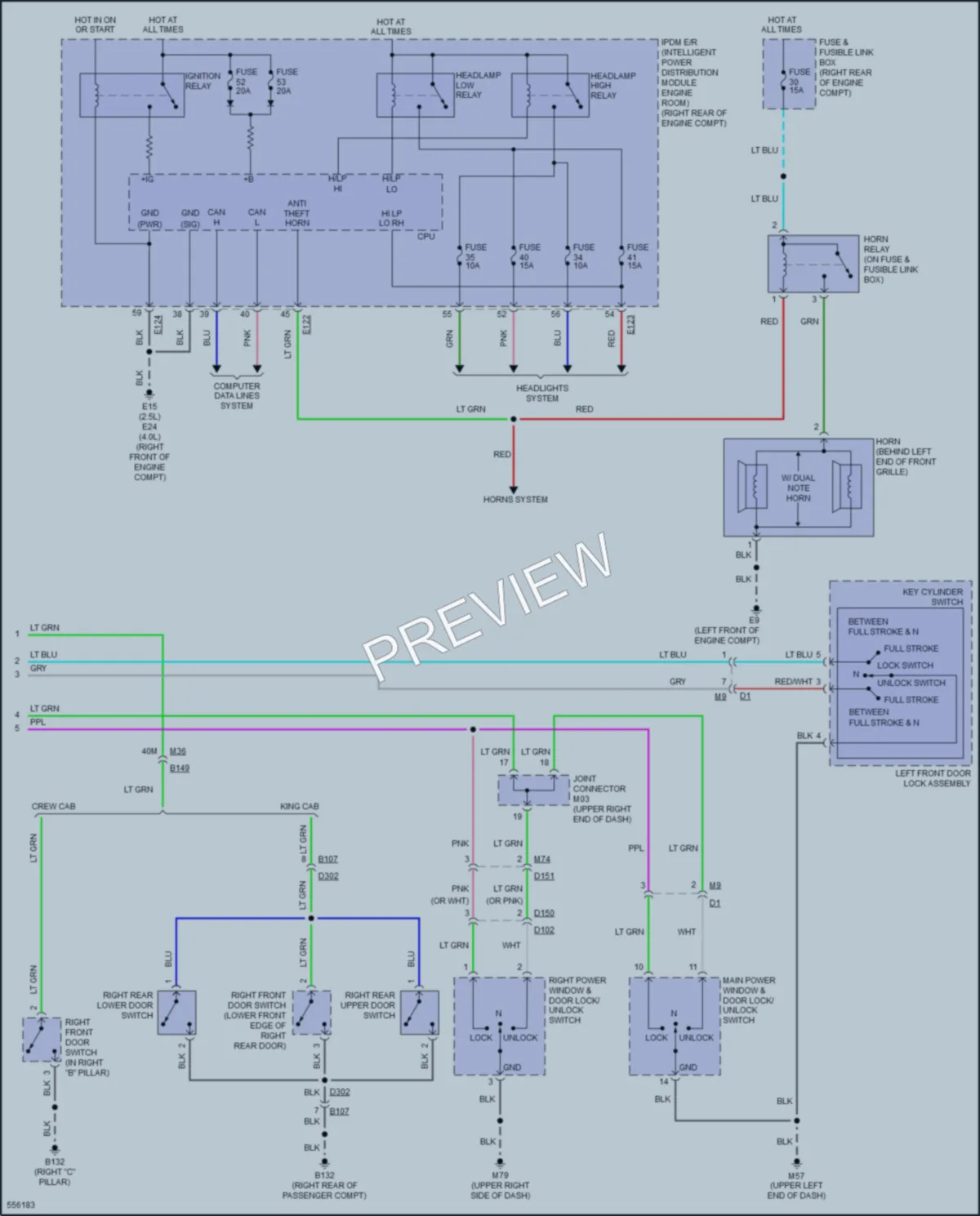 2019 Porsche Frontier Anti Theft wiring diagram preview