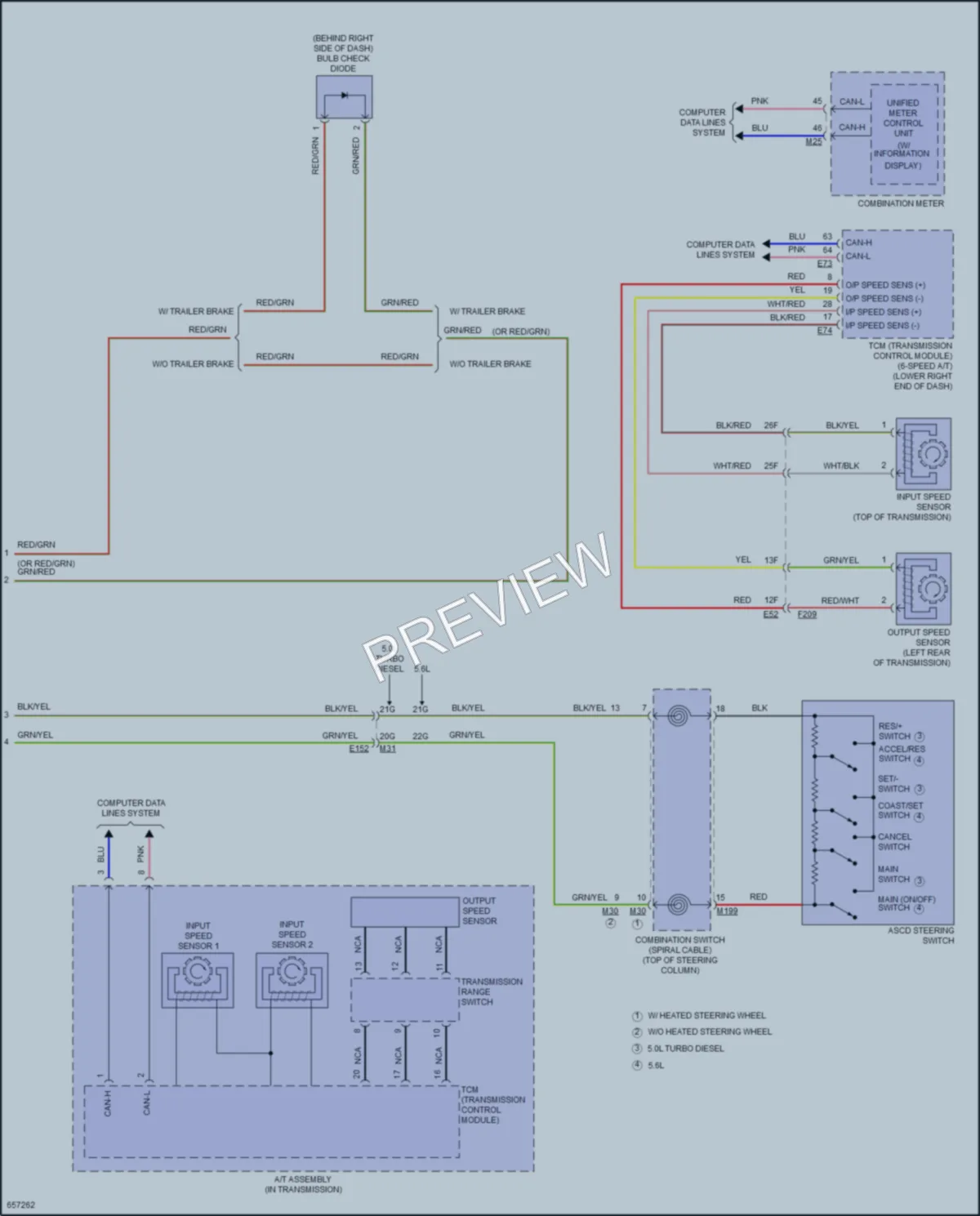 2019 Porsche TitanXD Cruise Control wiring diagram preview