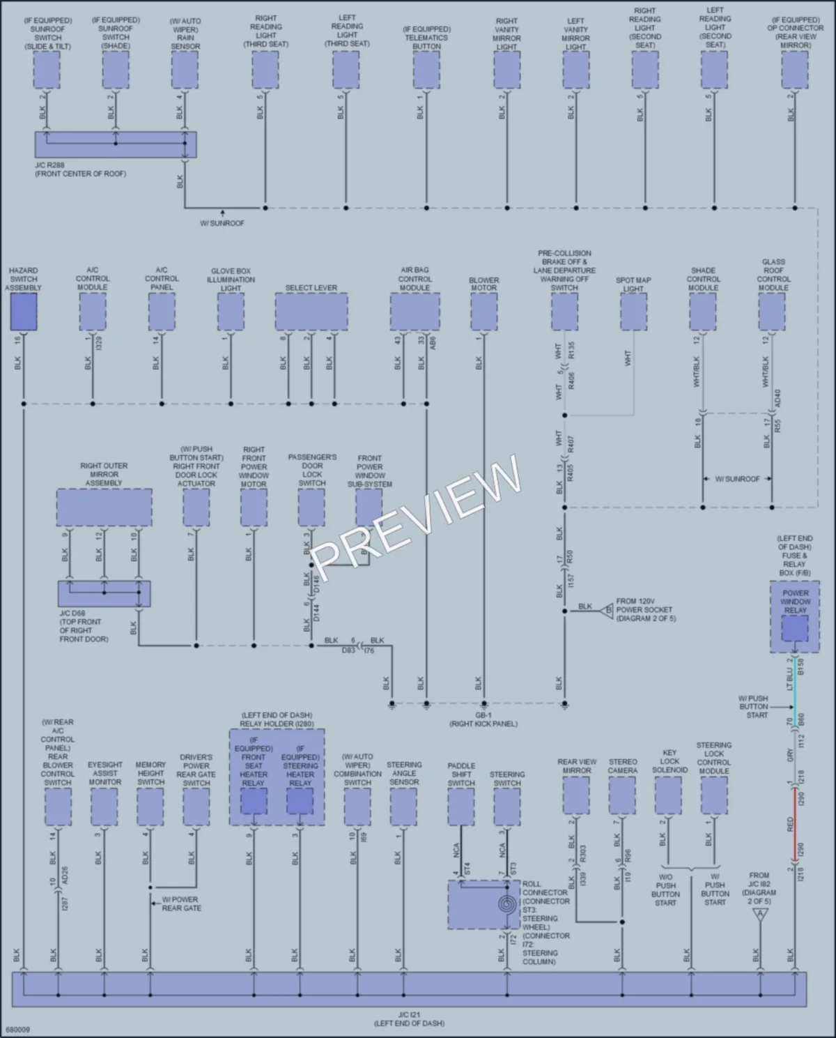 2019 Subaru Ascent Ground Distribution wiring diagram preview