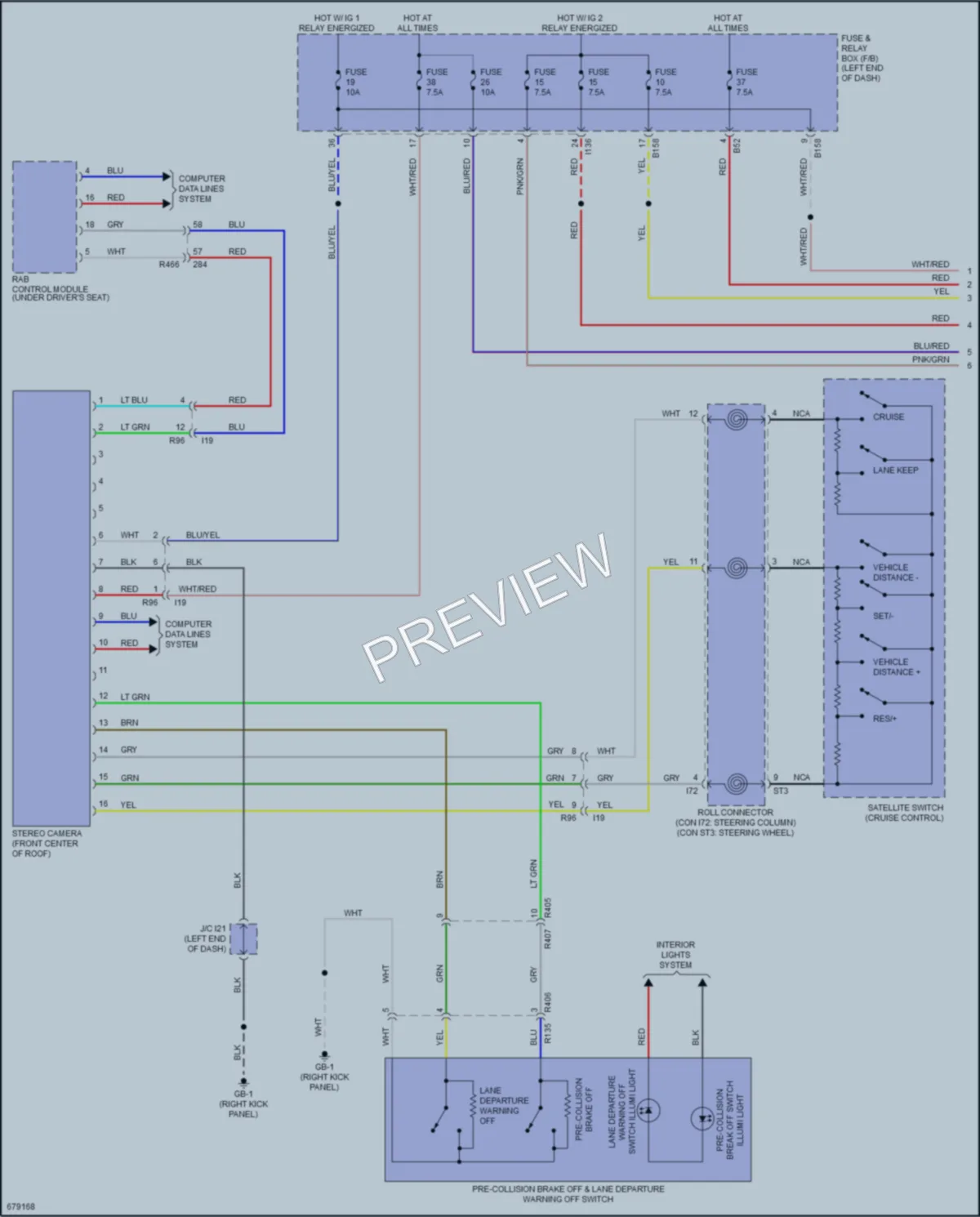 2019 Subaru Ascent Navigation wiring diagram preview