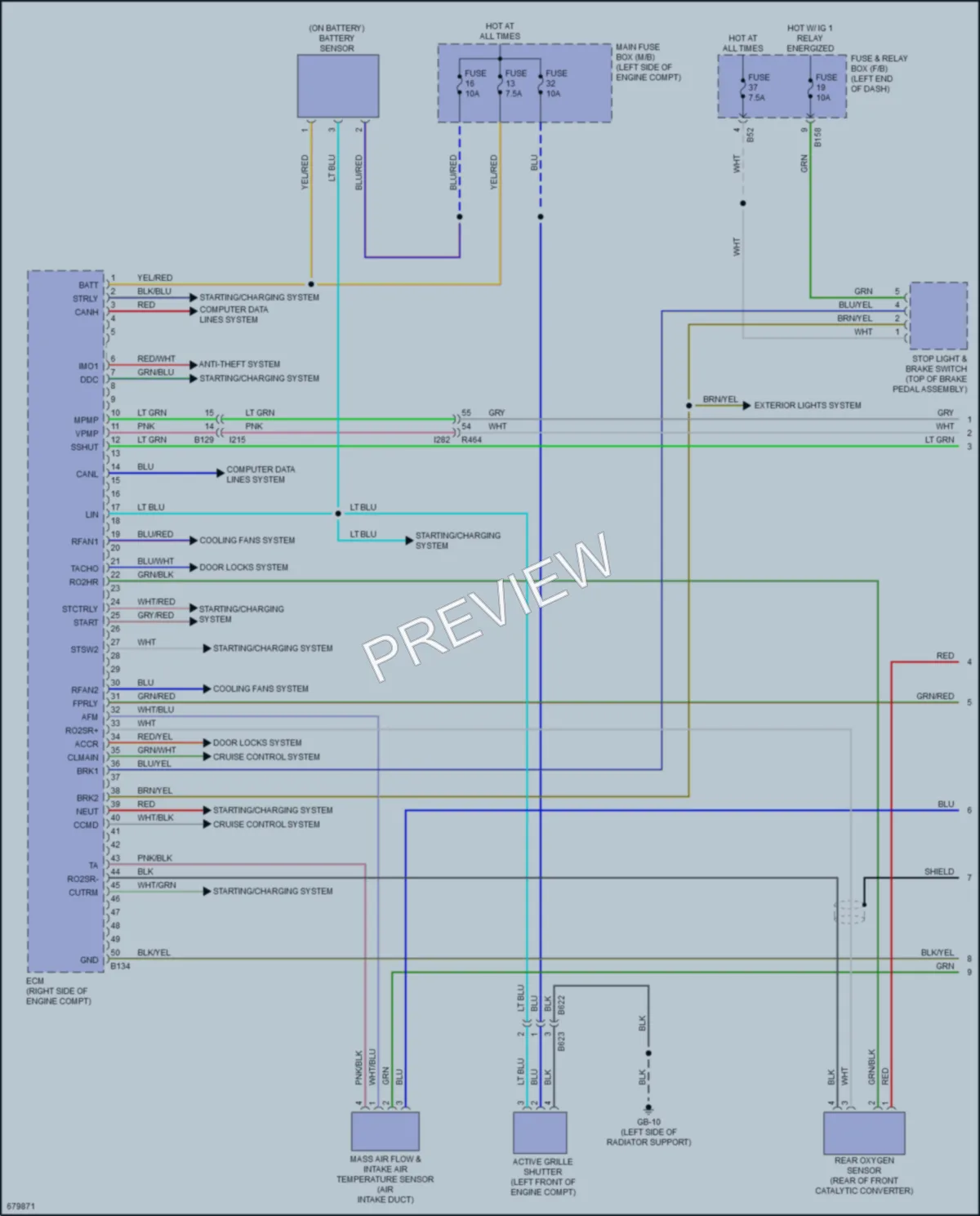 2019 Subaru Forester Engine Performance wiring diagram preview