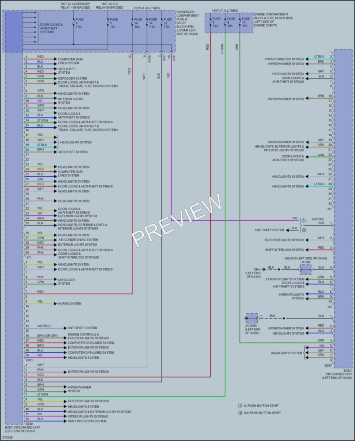 2019 Subaru Impreza Body Control Modules wiring diagram preview