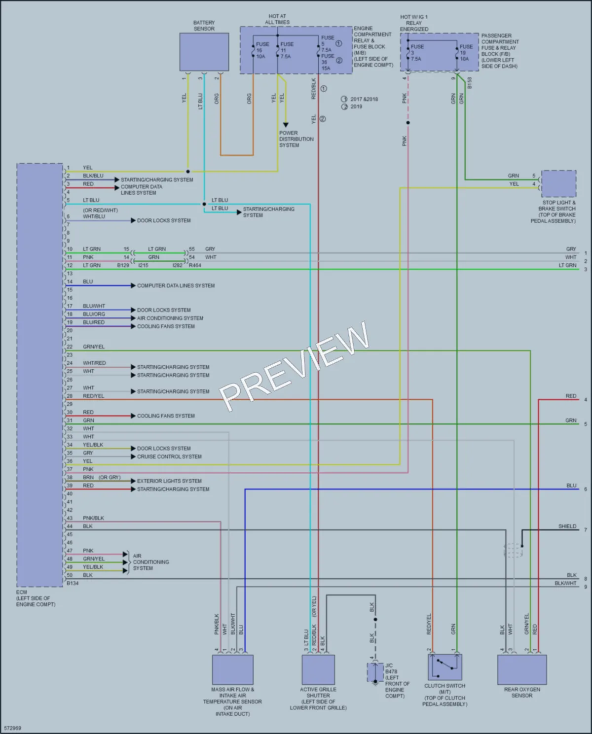 2019 Subaru Impreza Engine Performance wiring diagram preview