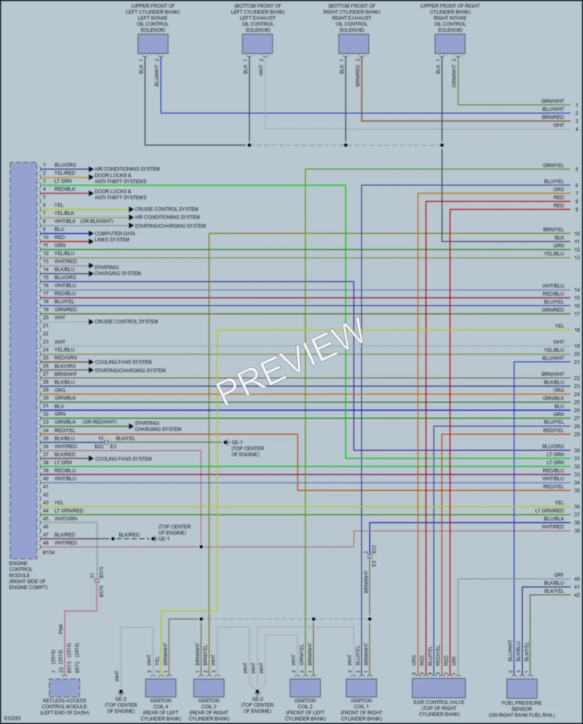 2019 Subaru WRX Engine Performance wiring diagram preview