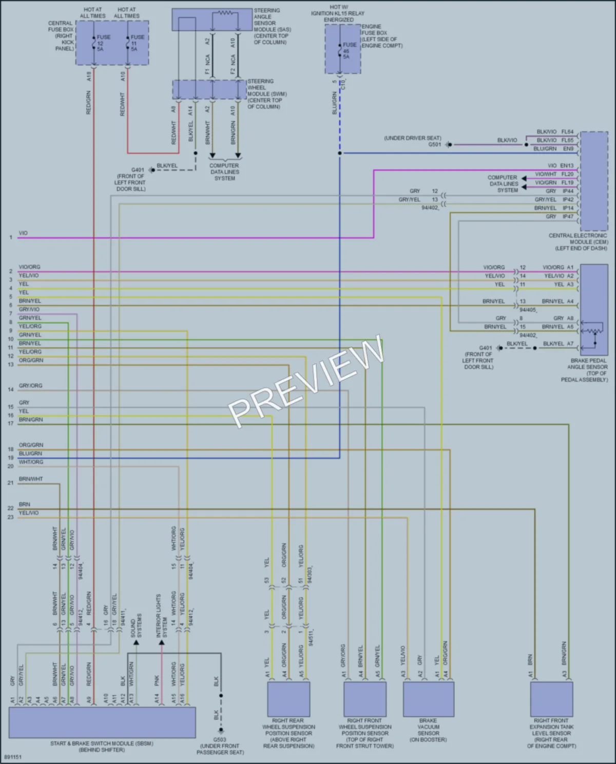 2019 Volvo S60 Anti Lock Brakes wiring diagram preview